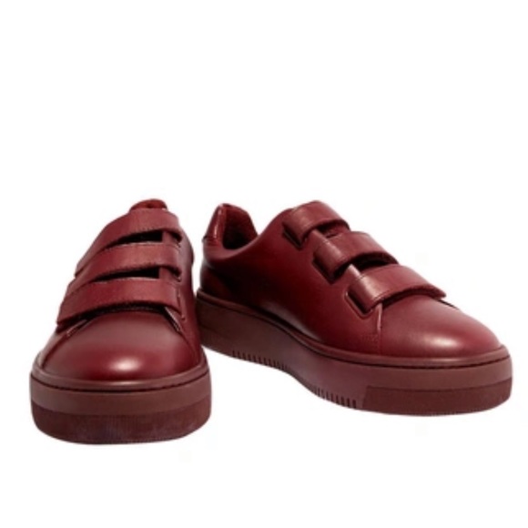 Sandro Accept Leather Trainers - Picture 1 of 3